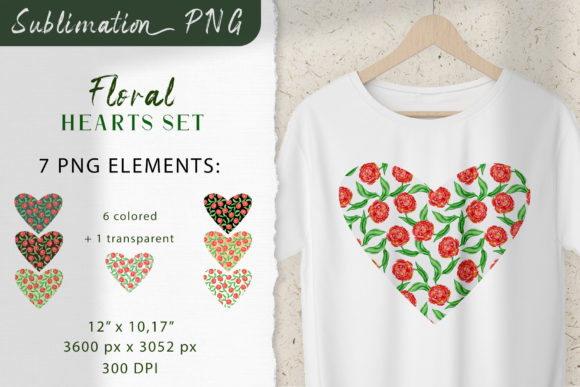 Floral Hearts: Valentine Watercolor Set for Creative Projects