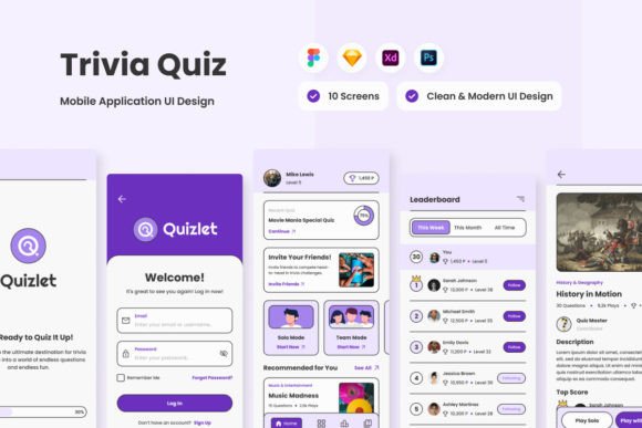 Quizlet - Trivia Quiz Mobile App: A Designer's Deep Dive