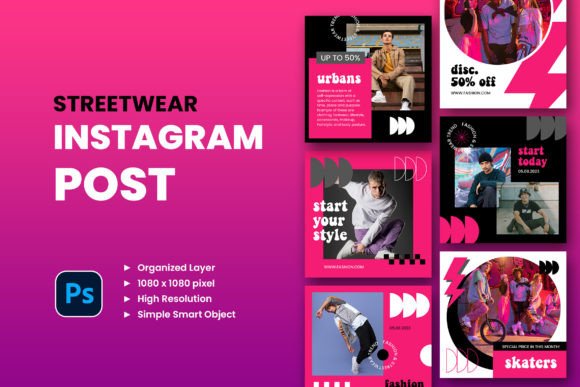 Retro Streetwear Instagram Post: Elevate Your Feed