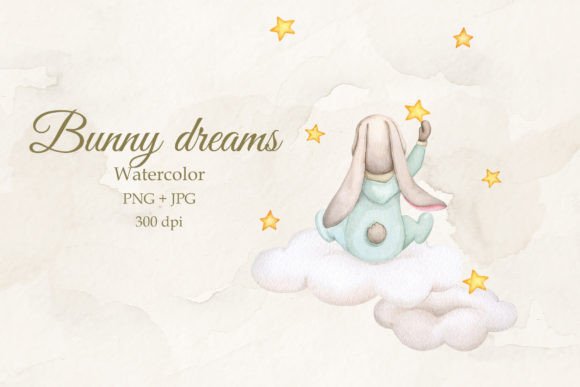 Whimsical Watercolor Bunnies for Every Project