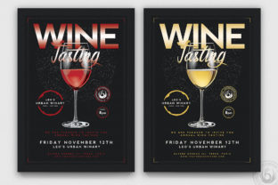 Wine Tasting Flyer Template: Elegant Design for Your Event